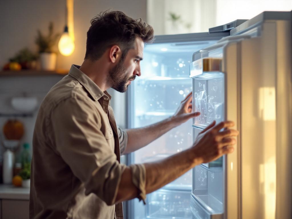 Frigorífico con hielo en la pared trasera: Causas y prevención