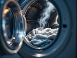 Secadora huele a quemado: causas y soluciones