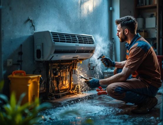 Soluciones para aire acondicionado que gotea por dentro
