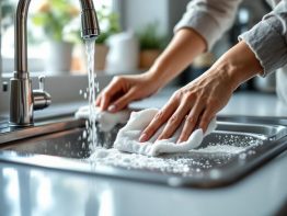 Evita restos blancos en tu lavavajillas